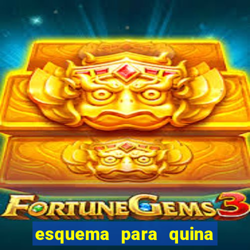 esquema para quina com 20 dezenas